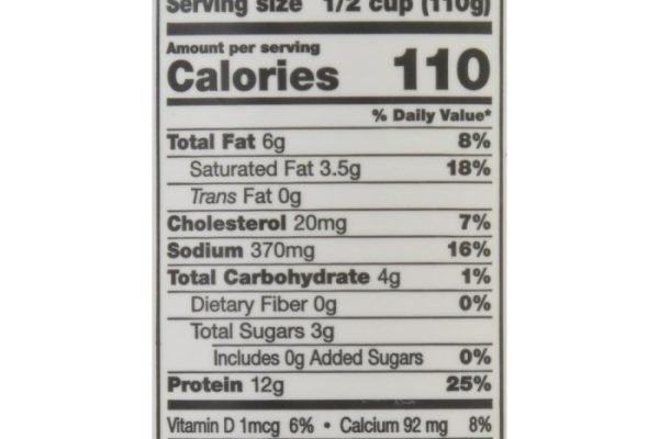 Cottage cheese flatbread nutrition facts