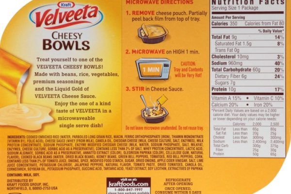 Velveeta cheese slices nutrition