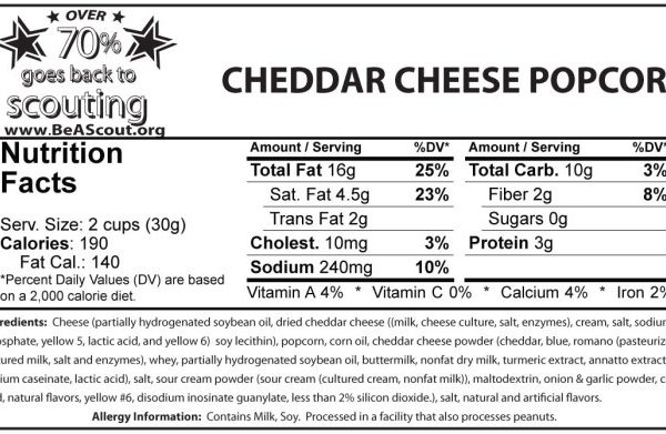 Cheddar cheese nutrition data