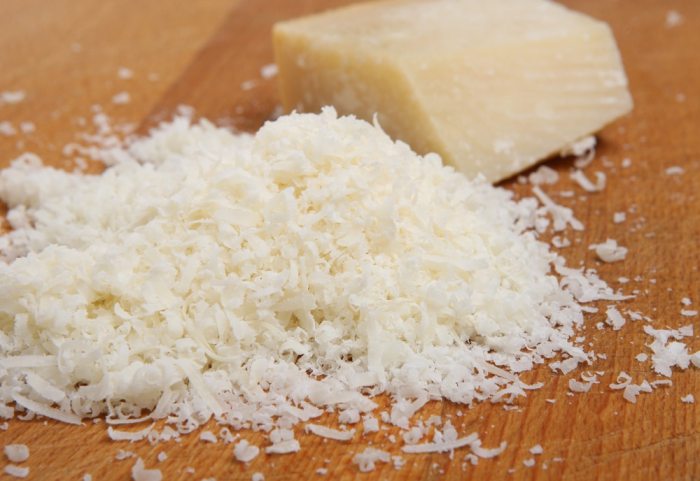 Grated parmesan cheese nutrition facts