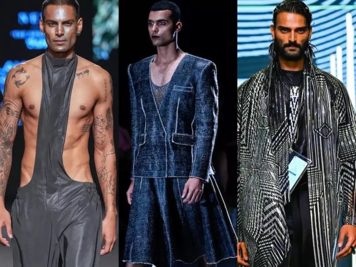 Mens fashion runway