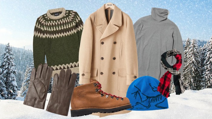 Winter fashion style for men