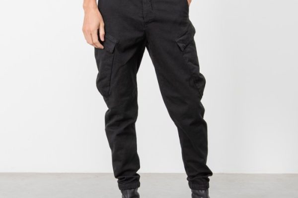 Mens fashion black pants