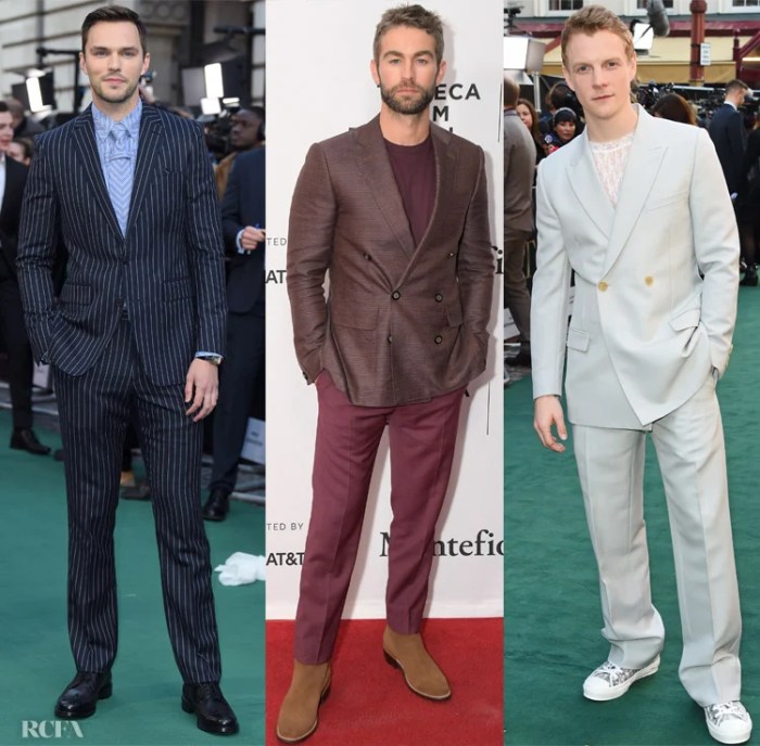 Red carpet men's fashion