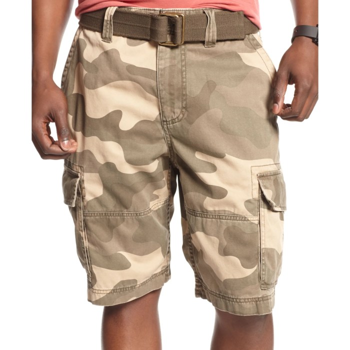 Mens camo shorts fashion